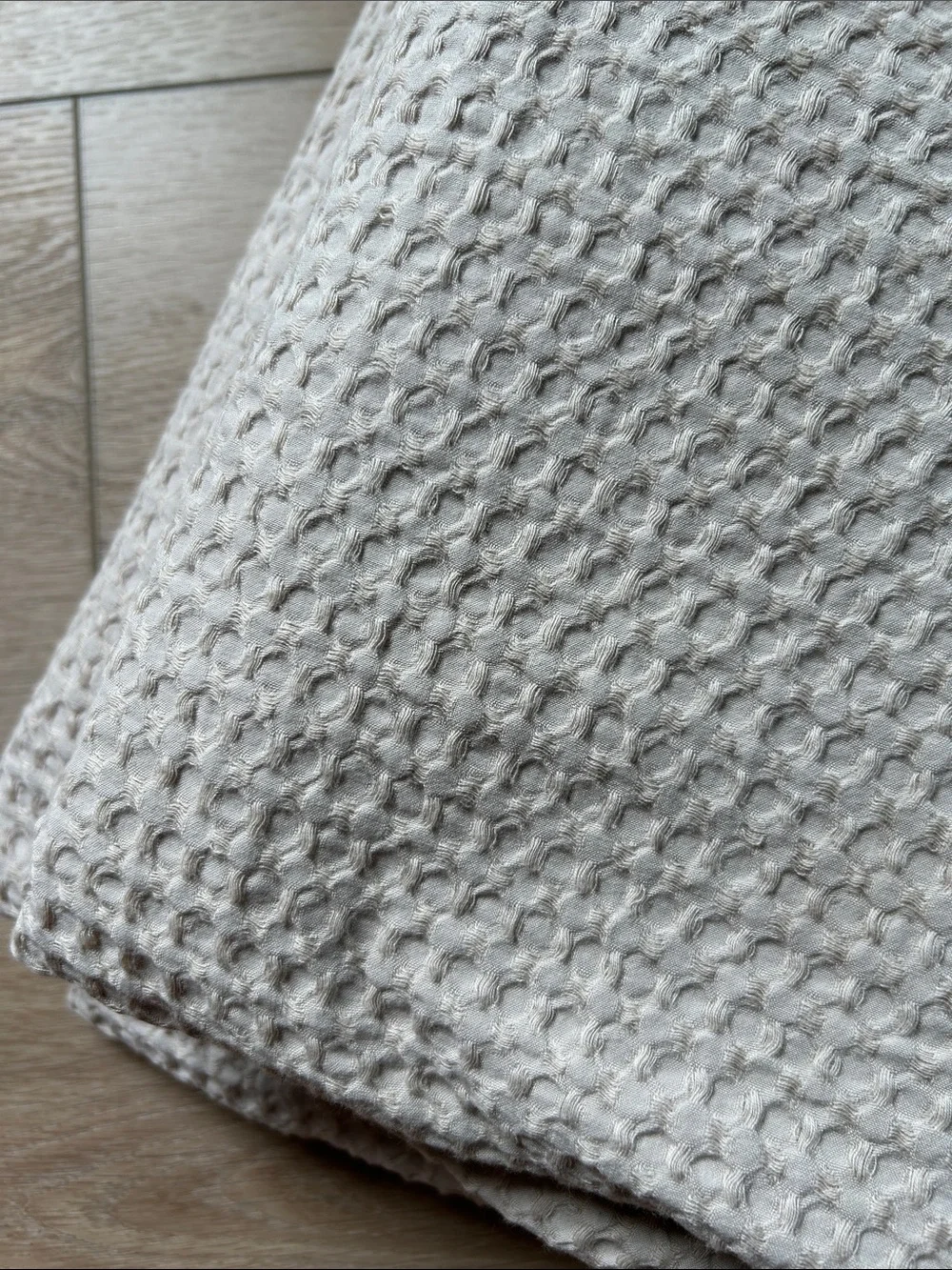 Quince King Sand Organic Lux Honeycomb Organic Duvet cover